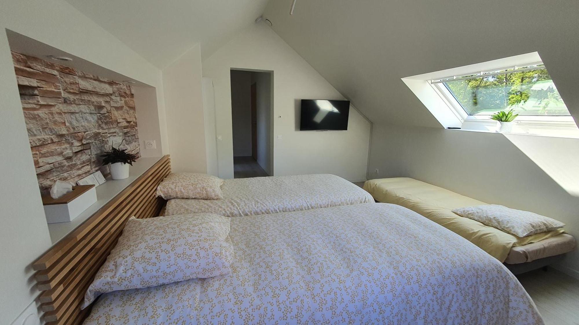 Au Fil De L'Eau Bed & Breakfast La Chapelle-Saint-Aubin Cameră foto
